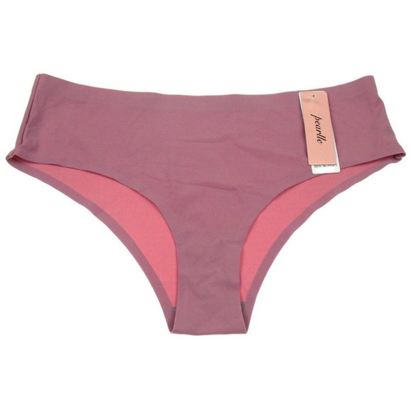 Pearlle Pink Bra Bikini Panties Set Small Pullover Seemless Padded Lace Wirefree - Picture 2 of 4